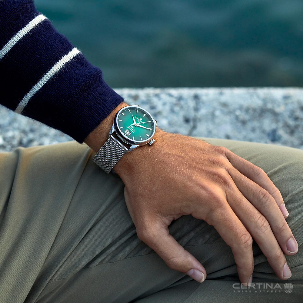Men Automatic DS-1 Big Date Powermatic 80 watch by Certina